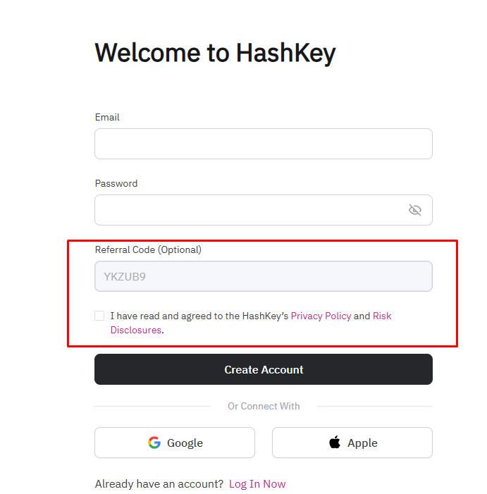 hashkey referral code