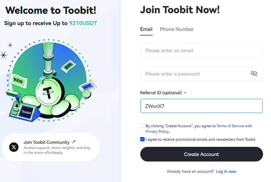 Toobit.com Referral Code ZWonX7: Unlock $400 in Exclusive Benefits